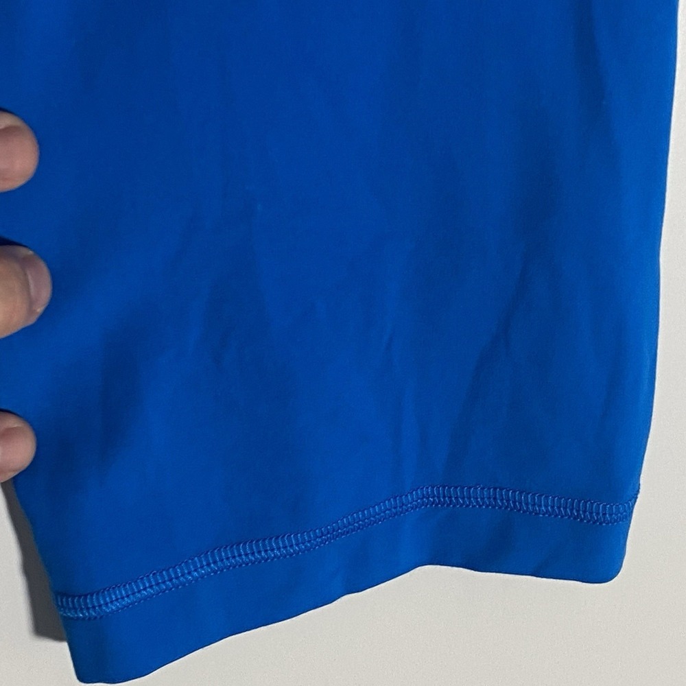 Lululemon Align High Rise Crop Leggings Womens 12 Blue Single Pocket Athletic - Picture 3 of 13